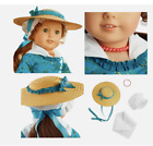 NEW American Girl Felicity Straw Hat Meet Accessories In Orig. Box
