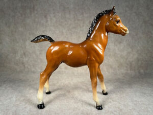 Breyer #15 “Shah” Family Arabian Foal glossy honey bay - NICE! Read description