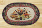 Braided Rug 20 x 30 inch Rooster Country Primitive Decor Earth Rugs Jute