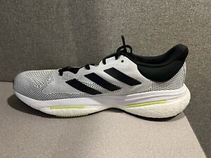 Adidas Men's Solar Glide 5 White GX5472, Size 11  Pre-owned