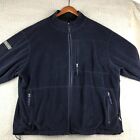 Ralph Lauren Polo Sport Polartec Men's 2XL XXL Navy Blue Full Zip Fleece Jacket