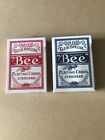 Bee 92 Playing Cards - Red and Blue Decks - Open