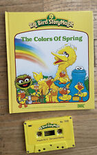 Big Bird Story Magic The Colors Of Spring Book & Tape #7019 Sesame Street