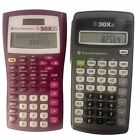 Texas Instruments Scientific Calculators 2lot TI-30XIIS Solar & TI-30Xa Battery