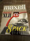 Maxell High Bias XLII 90 Type II Audio Cassette Tape 8-Pack FACTORY SEALED NEW!