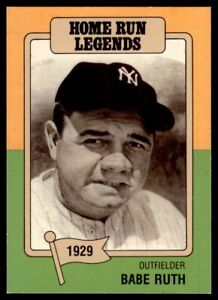 1986 Big League Chew Home Run Legends Babe Ruth New York Yankees #2