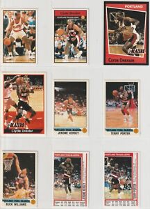 Portland Trail Blazers 1990’s Panini Stickers Team Lot – 38 Total / 26 Different