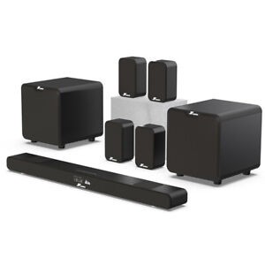 7.1 HD Bluetooth Wireless Home Theater Surround Sound System w/ Dual Subwoofers
