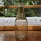Qt Milk Bottle Fairfield Farms Bowman Baltimore MD Maryland Emb Ribbed 1923