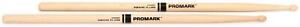 Promark Rebound Drumsticks - Hickory - 7A Long - Wood Tip (2-pack) Bundle