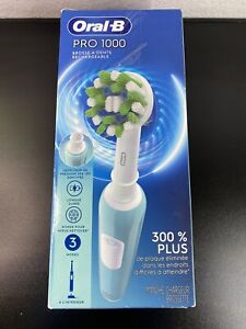 Oral-B Pro 1000 Crossaction Electric Rechargeable Toothbrush - Blue  ( No Head)