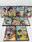 Dora The Explorer & Go Diego Go DVD Mixed Lot of 9 Nickelodeon Studio.