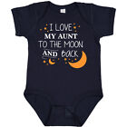 Inktastic I Love My Aunt To The Moon And Back Baby Bodysuit Family You Aunty