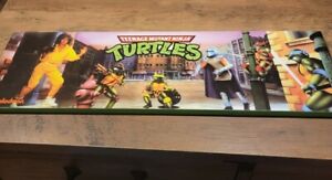Arcade1Up Teenage Mutant Ninja Turtles Original Authentic Marquee (NON-LIT)