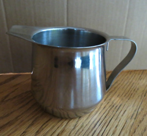 Vintage Vollrath Stainless Pitcher Cream Syrup Small Personal Size Korea 8oz