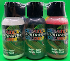 5 colors + reducer Createx Illustration Colors Primary Set 1oz airbrushing paint