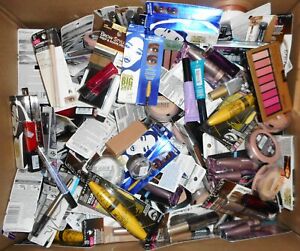WHOLESALE LOT OF 100 PIECE ASSORTED LOREAL/MAYBELLINE+OTHER NAME BRAND COSMETICS