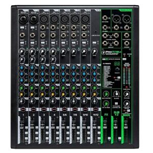 MACKIE ProFX12v3 Compact 12 Channel USB FX Recording Audio Mixer with Software