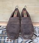 BILLY REID Brown Leather Loafers Shoes. Size 11, Made in Italy.