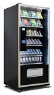 EPEX Cashless Large Combo Vending Machine with Stratified Temp Control Black