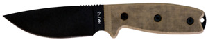 Ontario Knives RAT-3 Fixed Blade Knife 8665 1075 Carbon Steel Tan Micarta