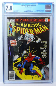 Amazing Spider-Man #194 CGC 7.0 Newsstand Edition 1st Black Cat Marvel 1979