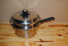 VINTAGE VOLRATH STRATA-LINE DOUBLE BOILER SAUCE PAN W/VENTED LID STAINLESS