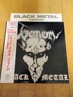 VENOM / BLACK METAL  Japan obi   Mayhem,Bathory,metallica  original COMPLETED