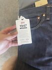 Levi's Vintage Men's 1947 501 Original Fit Selvedge Jeans Rigid 31*34 32*34