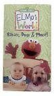 Sesame Street Elmo’s World Babies, Dogs, And More VHS Video 2000 Fast RARE TAPE!
