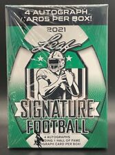 2021 Leaf Signature Football Blaster Box - Sealed - 4 Autographs w/ 1 HOF Auto