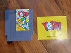 Yoshi NES - CARTRIDGE AND BOOKLET - TESTED WORKING
