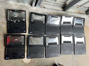 Lot Of 10 Lenovo ThinkPad 11e Chromebook 20GF-0001US, 11.6  N3150, 4GB, 16GB