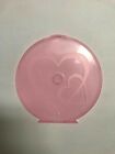 25PCS NEW CLAMSHELL PINK HEART CLEAR CD/DVD CASES, FREE SHIPPING & HANDLEING