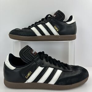 Adidas Samba Classic Mens Size 7 Black Casual Soccer Shoes Sneakers 034563
