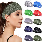 Absorbing Sweat Hair Bands Elastic Yoga Running Headband Print Fitness Headwrap