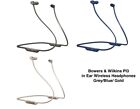 New Bowers & Wilkins in Ear Wireless Headphones Bluetooth PI3 Grey/Blue/Gold