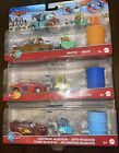 Disney Pixar Cars Color Changers On The Road Mater with Pitty and Barrel, Lot