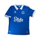 Everton 23/24 Home Authentic Blank Jersey Blue Hummel Men's NWT