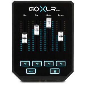 Tc Helicon Goxlr Mini Online Broadcast Mixer With Usb/Audio Interface And Mida