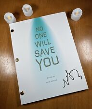 No One Will Save You Script Signed- Autograph Reprint- Horror Movies- Aliens