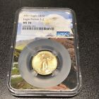 2021 T-2 GOLD EAGLE $10 COIN 1/4OZ NGC MS70 Free Shipping