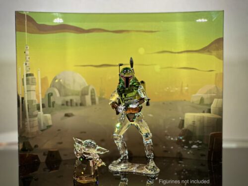 Swarovski Star Wars  Boba Fett Crystal Display