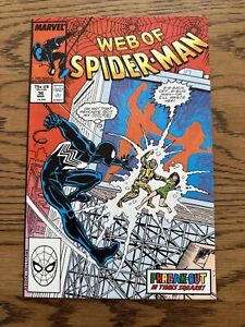 Web of Spider-Man #36  (Marvel 1988) Key, 1st Appearance Tombstone! NM-