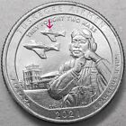 2021-P Tuskegee Airmen Quarter Die Chip Plane Cockpit Error. Free Shipping!
