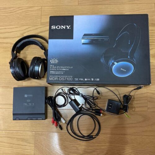 SONY Digital Surround Headphone System MDR-DS7100 Operation Confirmed
