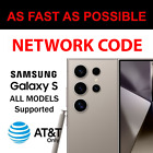 AT&T Network Code Samsung Galaxy S24 S23 S22 S21 S20 Plus Ultra