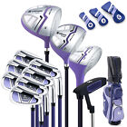 Women’s Complete Golf Club Set Golf Club Package Set w/ Rain Hood, Right Hand