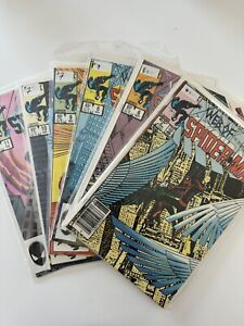 Web of Spider-Man lot of 6 Comics Marvel 1985 - #3 6 8 9 10 11