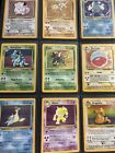 Pokemon Cards VINTAGE Rare Collection binder  WOTC 126 Cards, 15 Holo, 9 1st Ed